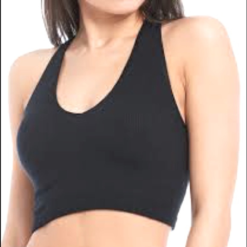 FP movement free throw ribbed crop